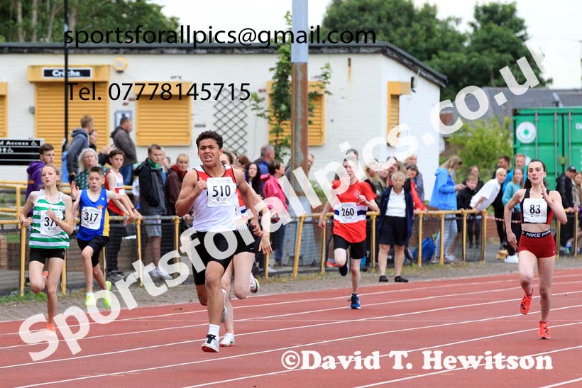 200 metres, 2022 NEGP Monkton No 4, June 29th. Photo: David T. Hewitson/Sports for All Pics